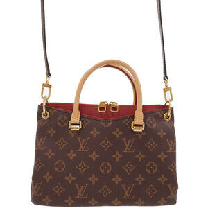 Louis Vuitton Monogram Leather Brown Pallas Bag